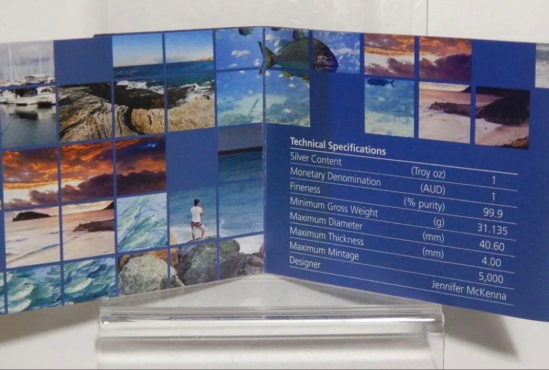 2014 オーストラリア ランドダウンアンダー 岩釣り 1オンス銀貨 - メルカリ
