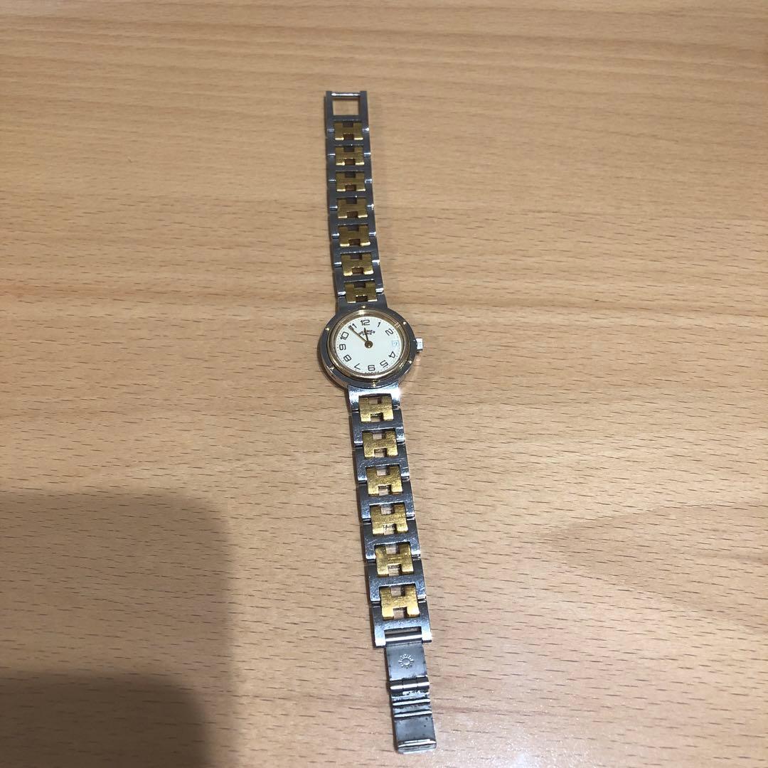 HERMES】レディース アナログ時計 シルバー ゴールド