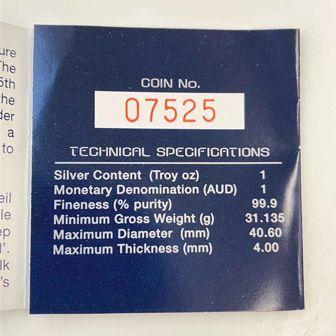オーストラリア造幣局発行 人類初の月面歩行35周年記念コイン 2004年