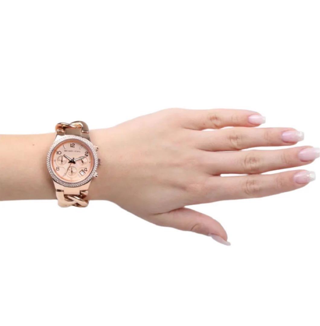 ゆう様】マイケルコース ピンクゴールド チェーンブレスレット クロノ