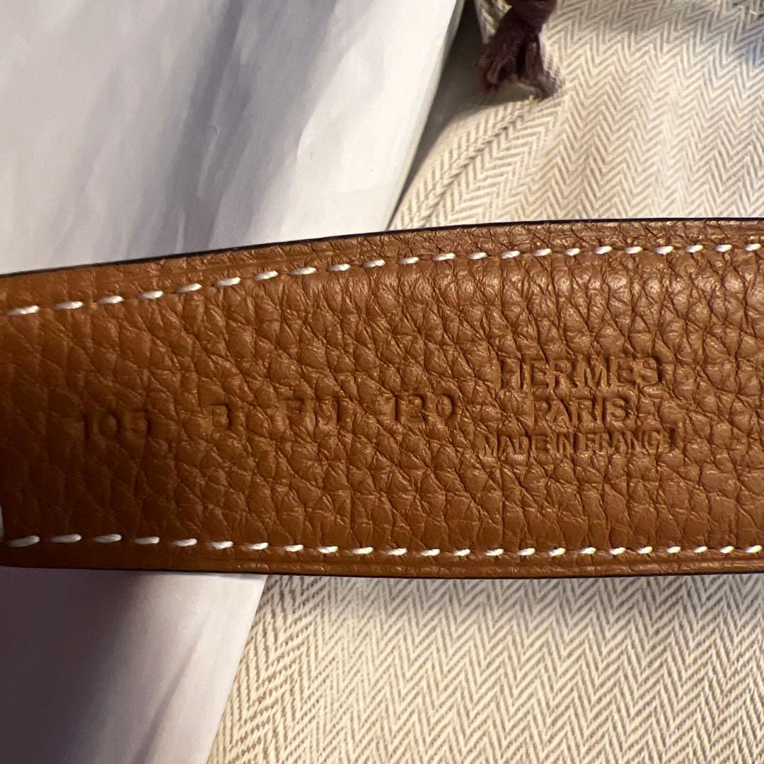 エルメス メンズ ベルトバックル 《H》 マルトレ & レザーベルト 32mm