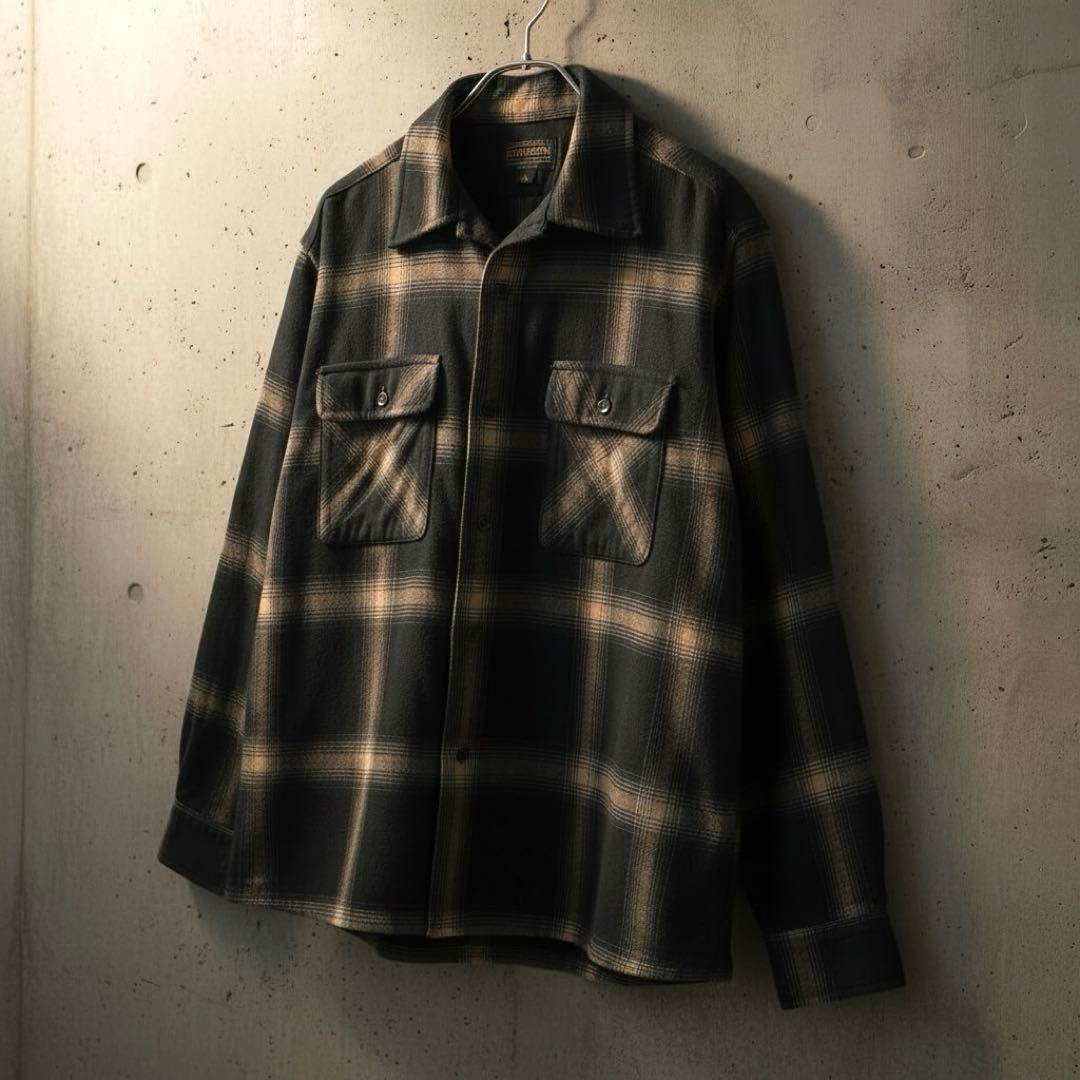 Pendleton ブラック オンブレ ボードシャツ L PENDLETON（ペンドルトン） 【並行輸入品 本国企画】ペンドルトン 長袖