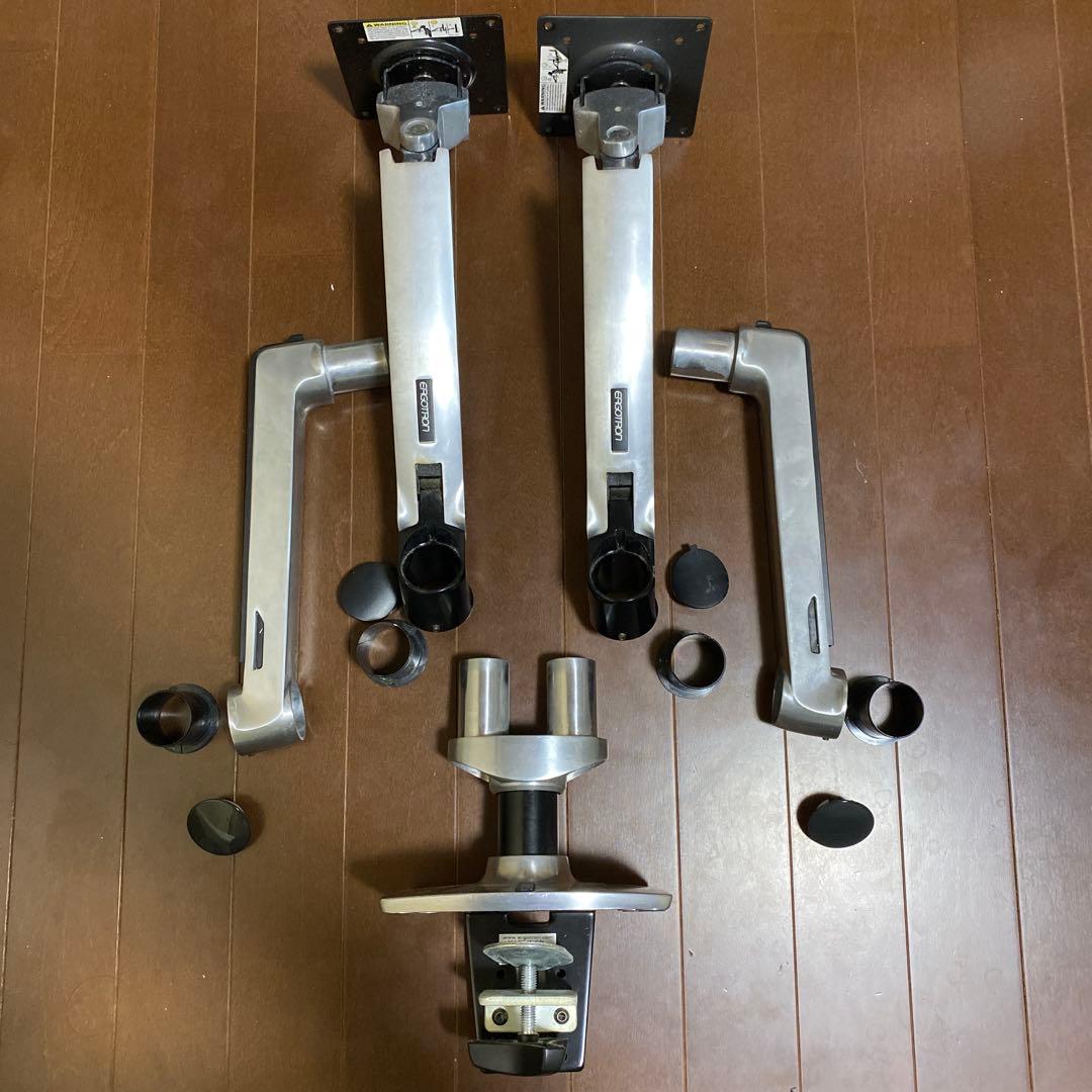 【14日18時まで 最安値 最終】エルゴトロン LXデュアルデスクマウントアーム