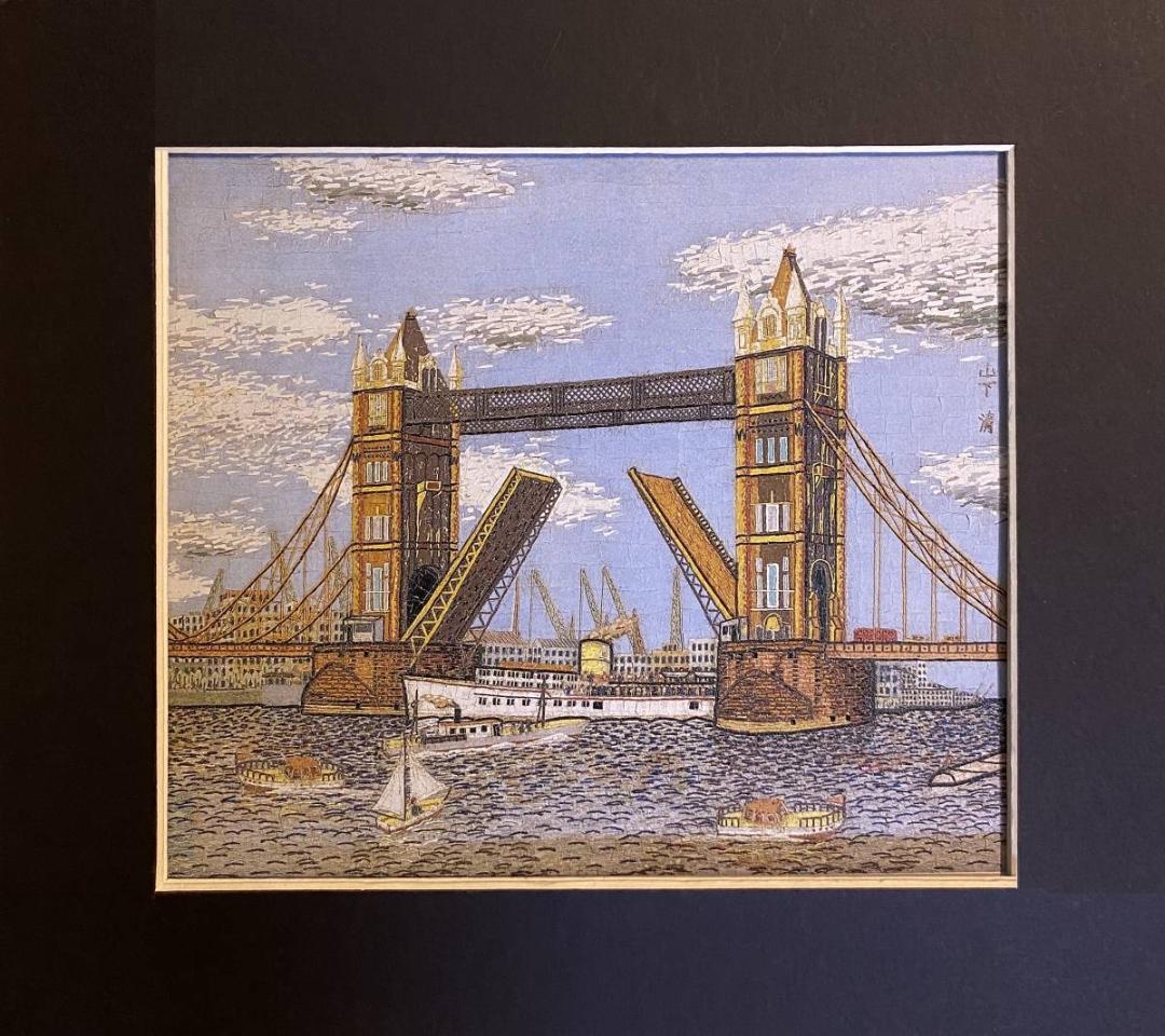 山下清、【ロンドンのタワーブリッジ】、希少な額装用画集より - メルカリ