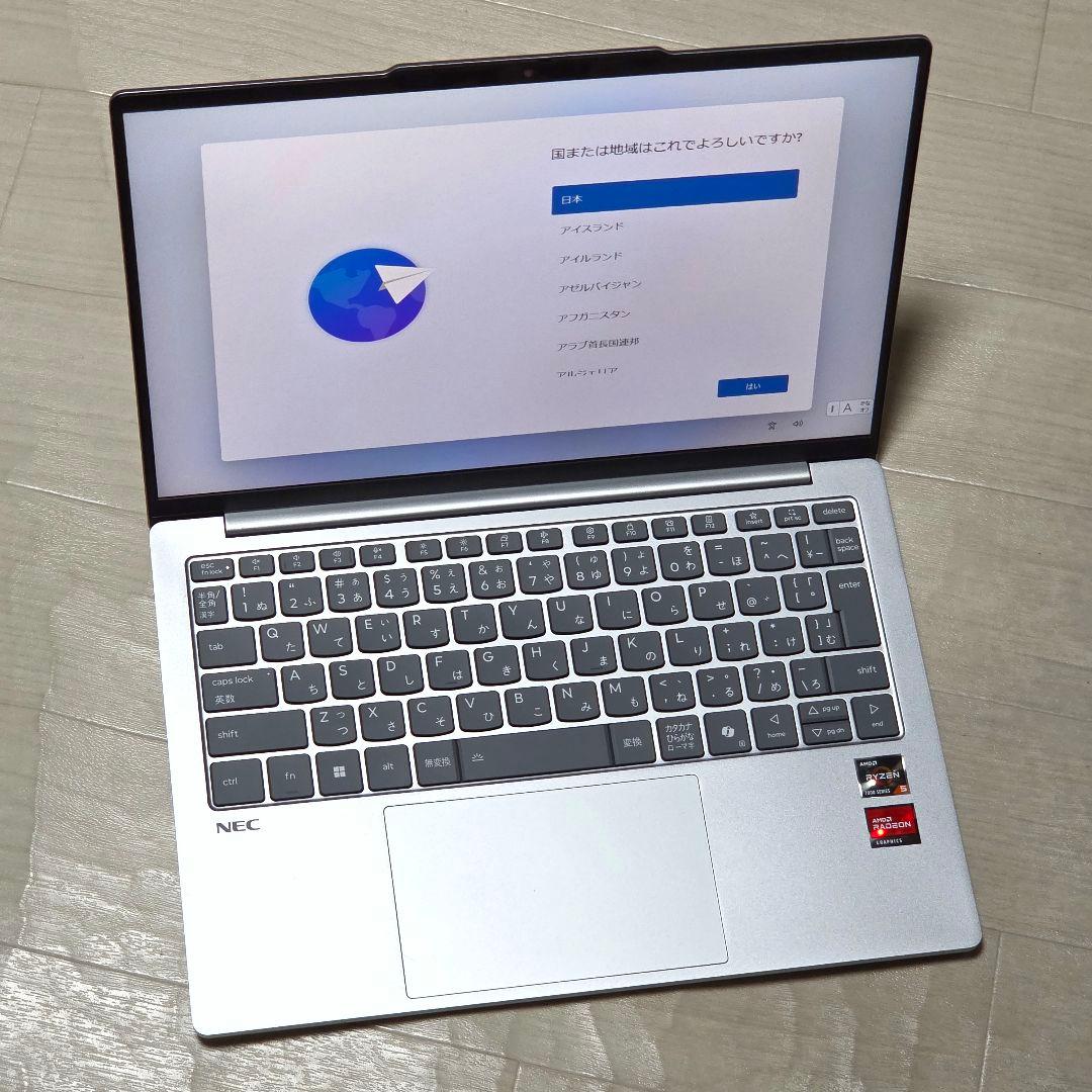 Windowsノート本体 NEC LAVIE N13 Slim N1355JAS 16GB 256GB ノートパソコン LAVIE N13Slim(N1355/JAS) ライトシルバー PC-N1355JAS