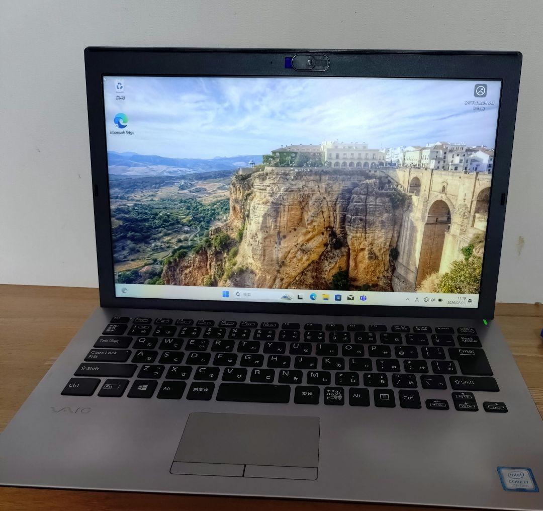 VAIO ノートPC 13.3インチ Intel Core i7 ジャンク扱い - メルカリ