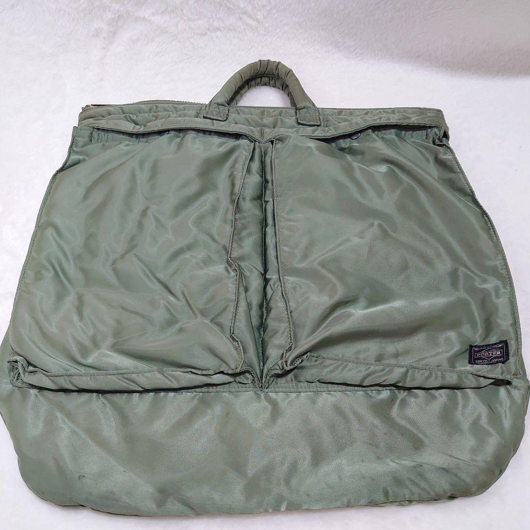 ✨希少✨PORTER TANKER ヘルメットバッグ セージグリーン 2wayの通販は