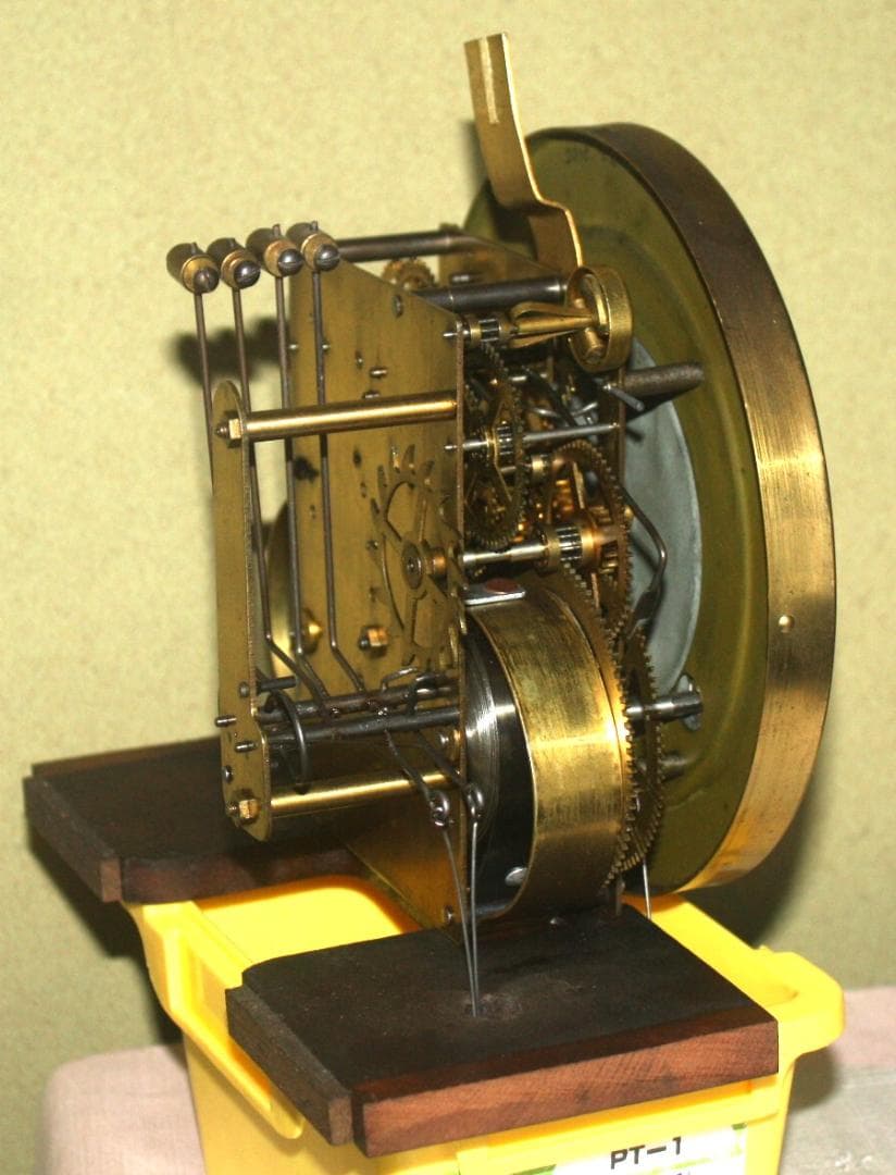 可動品 中型 EPOCH 今津時計 アンティーク 柱時計 掛時計 2打打ち