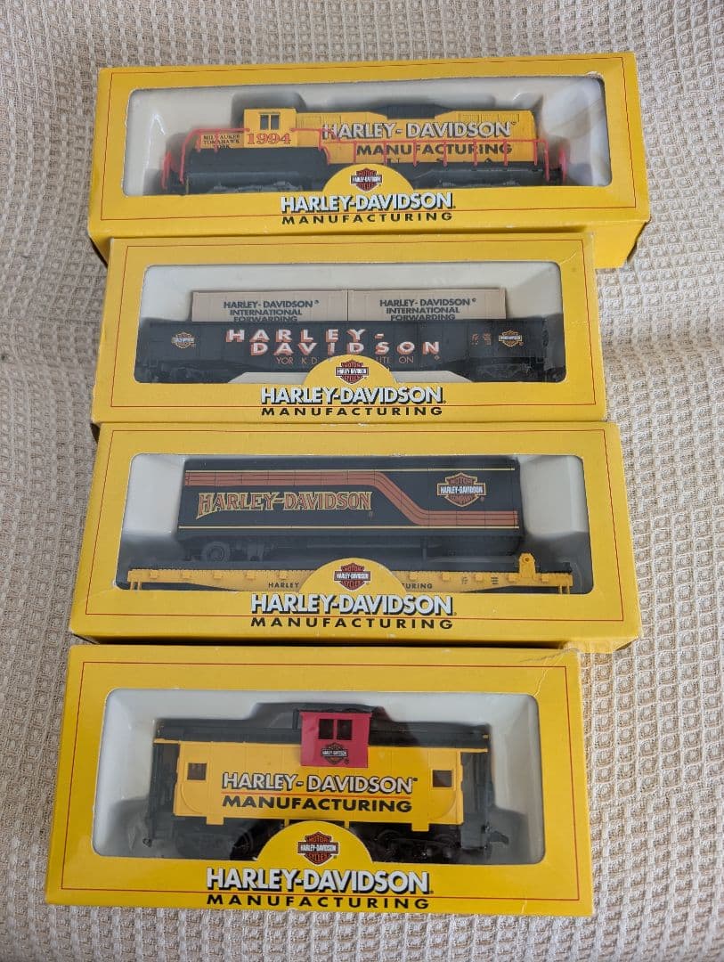 【希少】【値下げ中】HARLEY-DAVIDSON 鉄道模型セット 5両 MA`sチョイス 115系3500番代 湘南色 中間車2両セット (2両セット