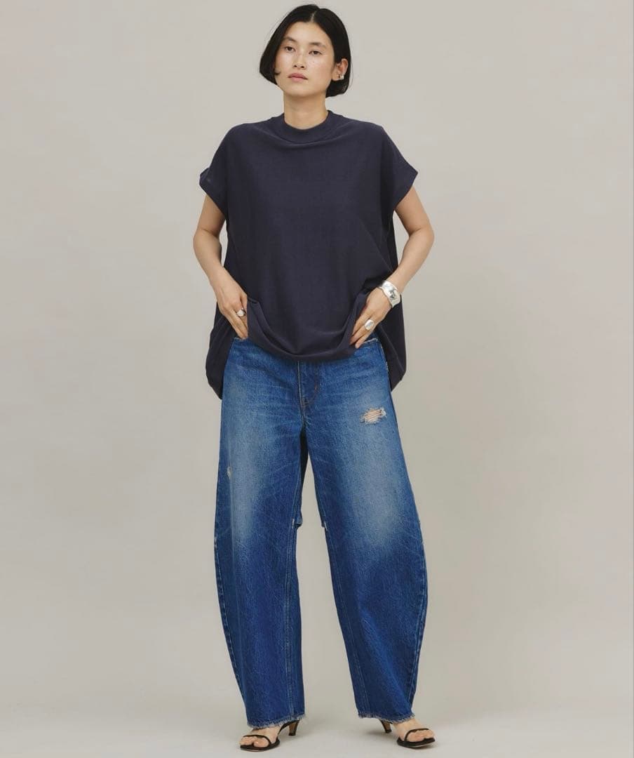 Curensology ＜&RC＞ダメージカーヴィーデニムパンツ 34 - メルカリ