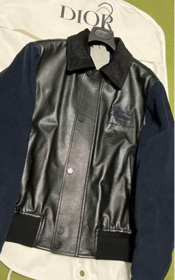22AW ディオール ATELIER レザー ブルゾン ジャケット