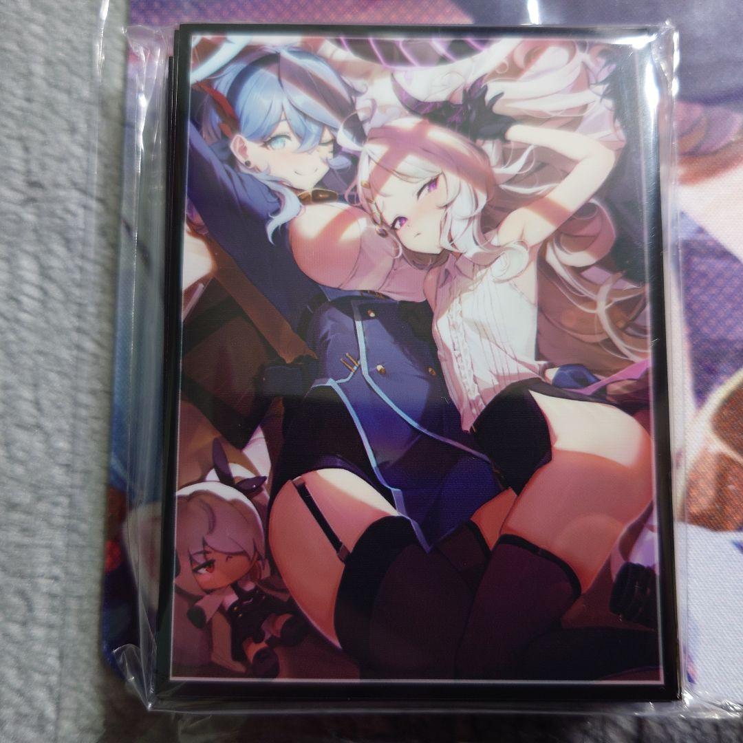 α1 ブルーアーカイブ くっつく二人 天雨アコ&空崎ヒナ スリーブ&プレイマット