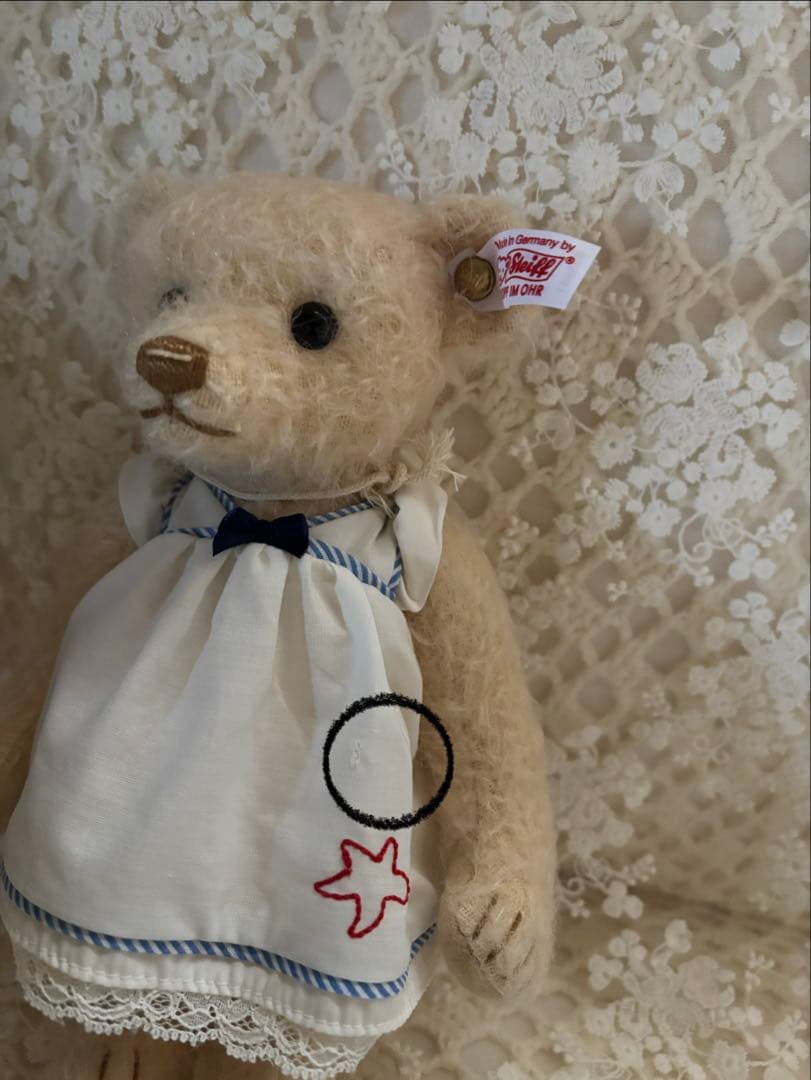 レア】シュタイフサマードレス035951 JUNE テディベア - メルカリ