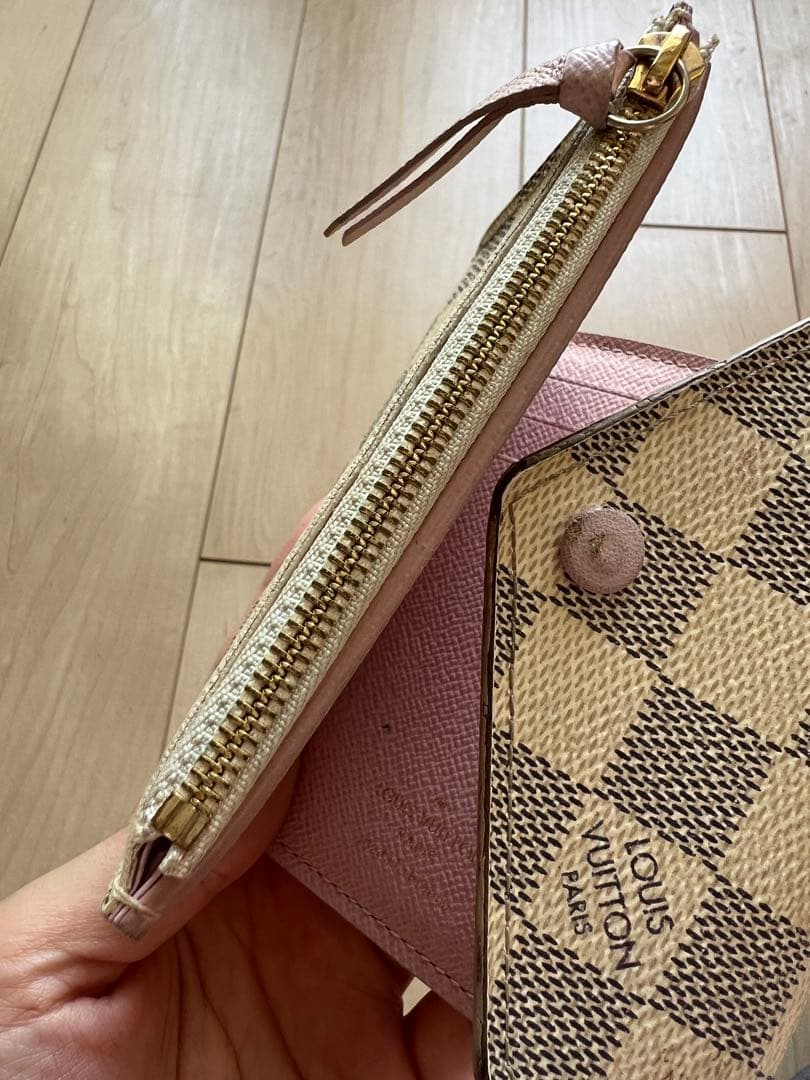 LOUIS VUITTON ダミエ・キャンバス 三つ折り財布 - メルカリ