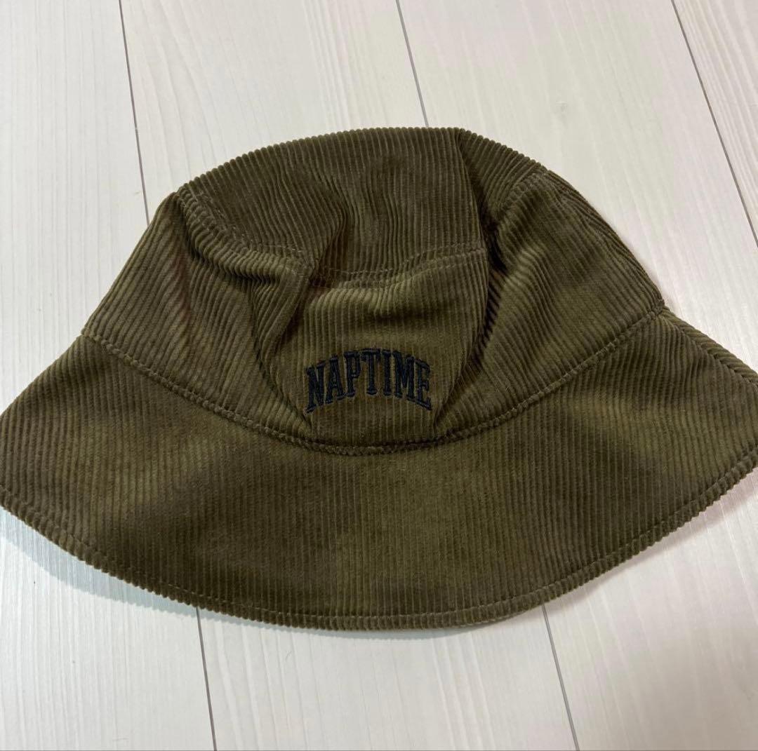 Naptime. コーデュロイ セットアップ&ハット カーキ