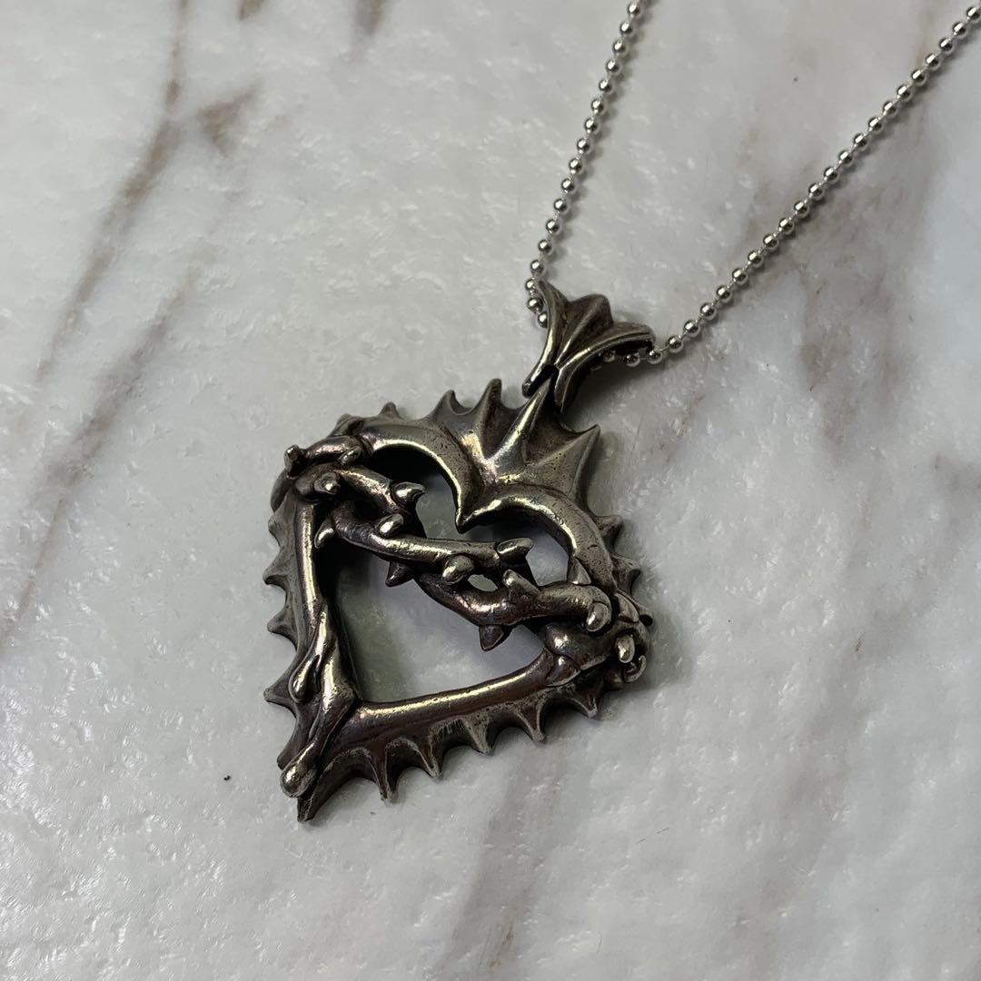 アクセサリー 33.9g KING BABY silver925 heart pendant
