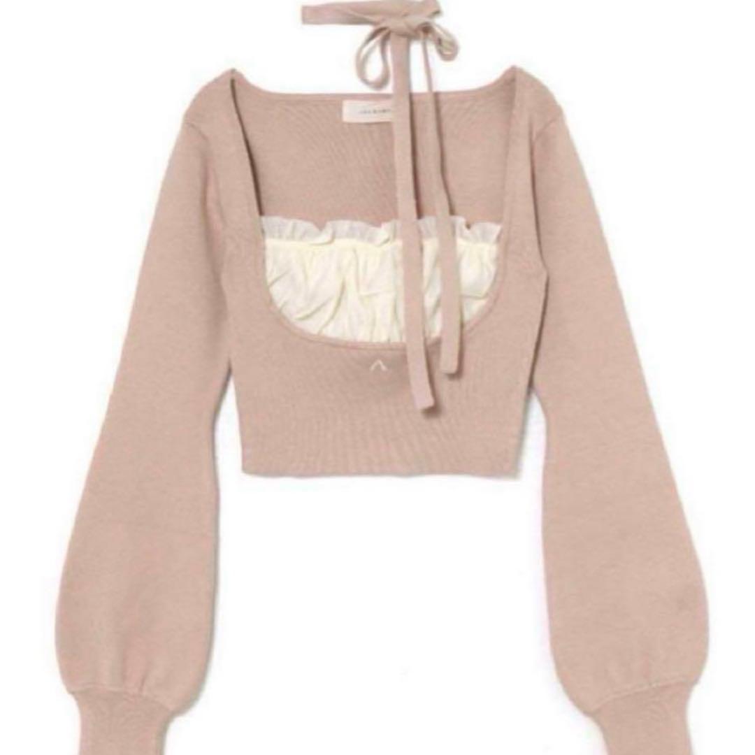 アンドマリー andmary mew frill tops beige - メルカリ