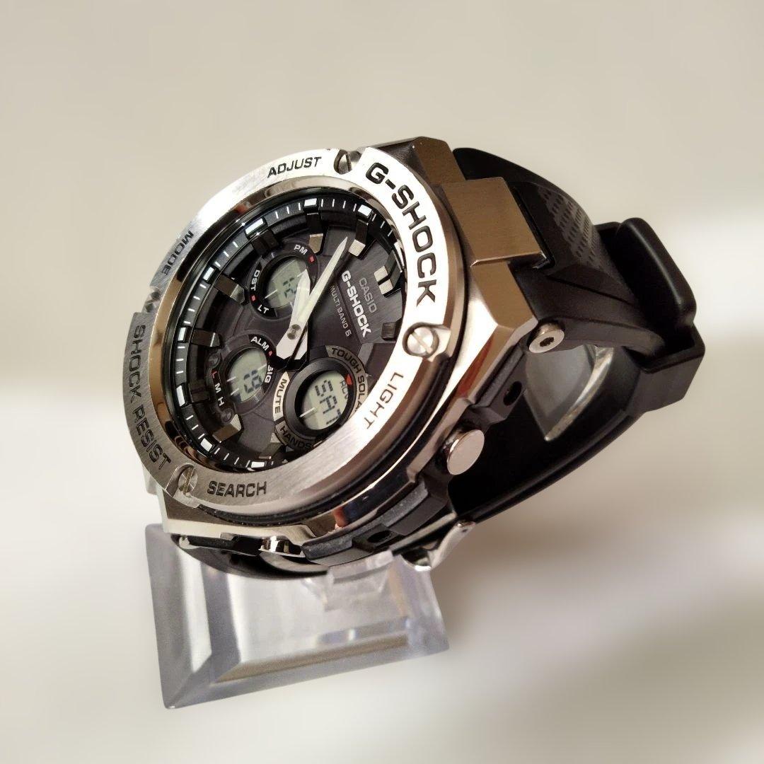 【美品】G-SHOCK GST-W110電波ソーラー　タフソーラー GST-W110-1AJF | CASIO
