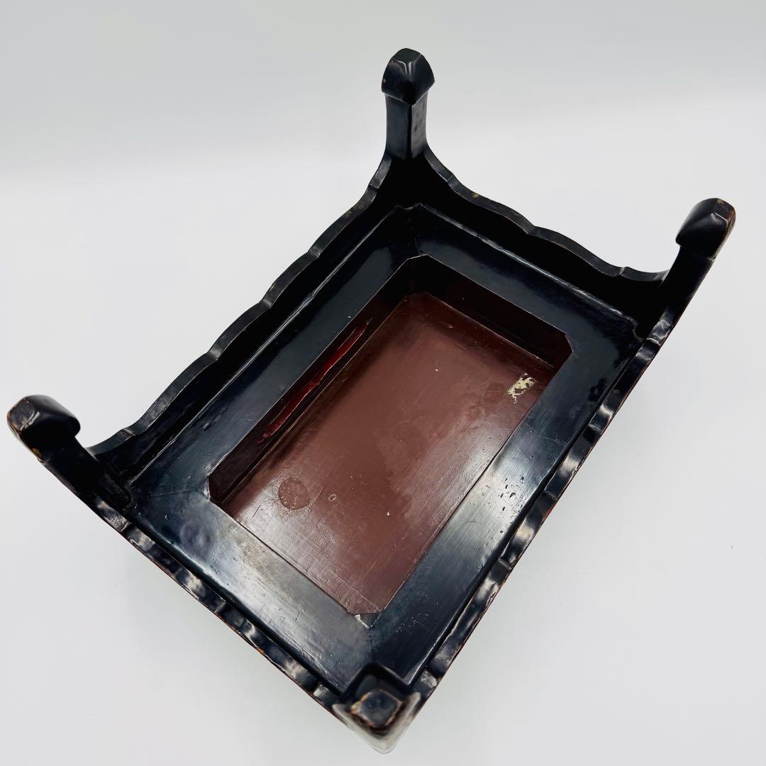 中国美術 螺鈿青貝香炉台 花台 香台】骨董 アンティーク インテリア