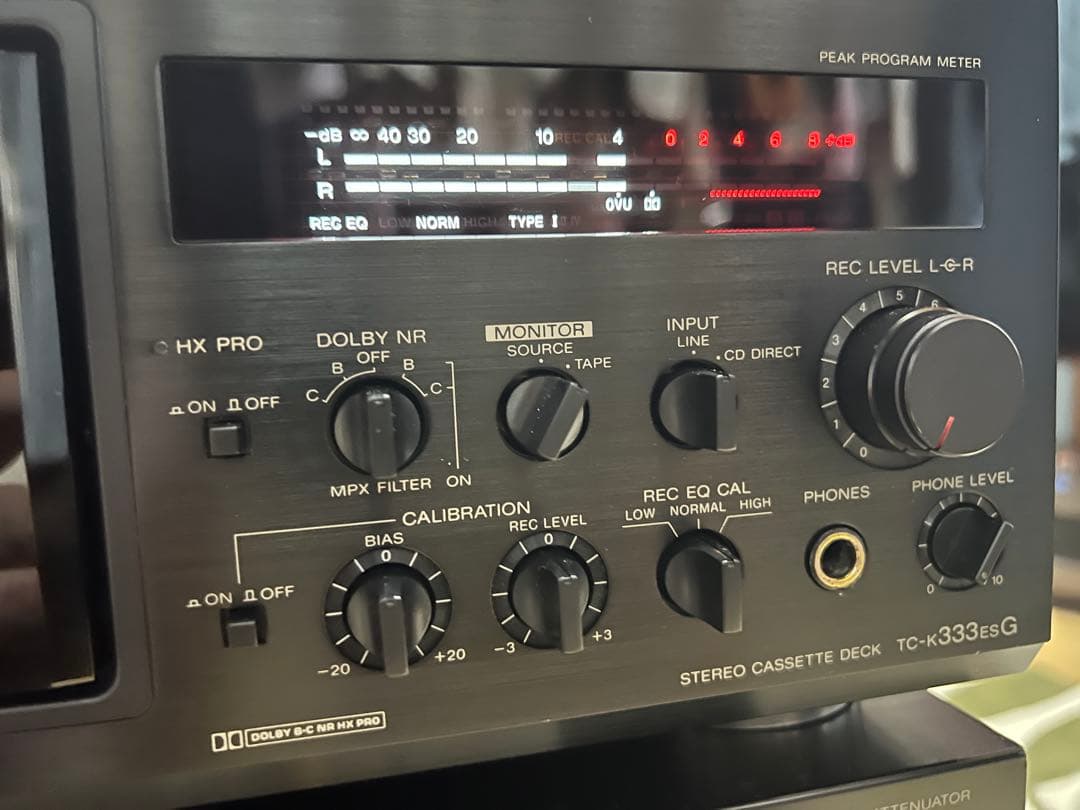 美品！SONYソニーTC-333ESGバブル全盛期の熟成3ベッドカセットデッキ