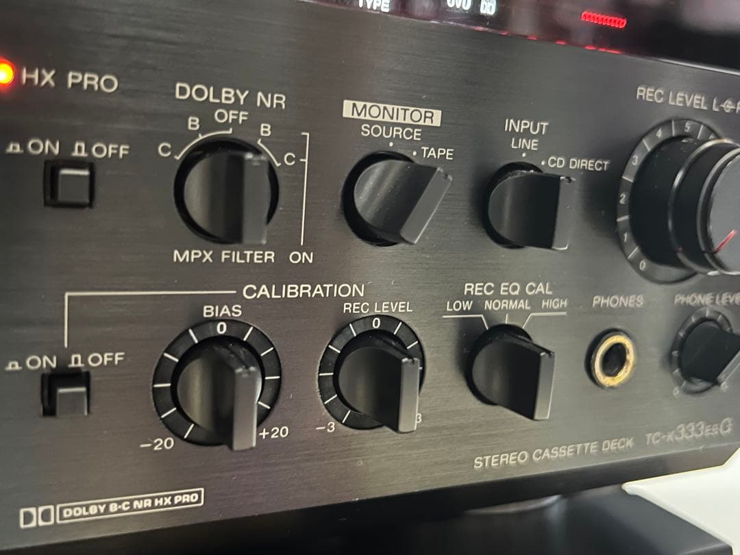 美品！SONYソニーTC-333ESGバブル全盛期の熟成3ベッドカセットデッキ