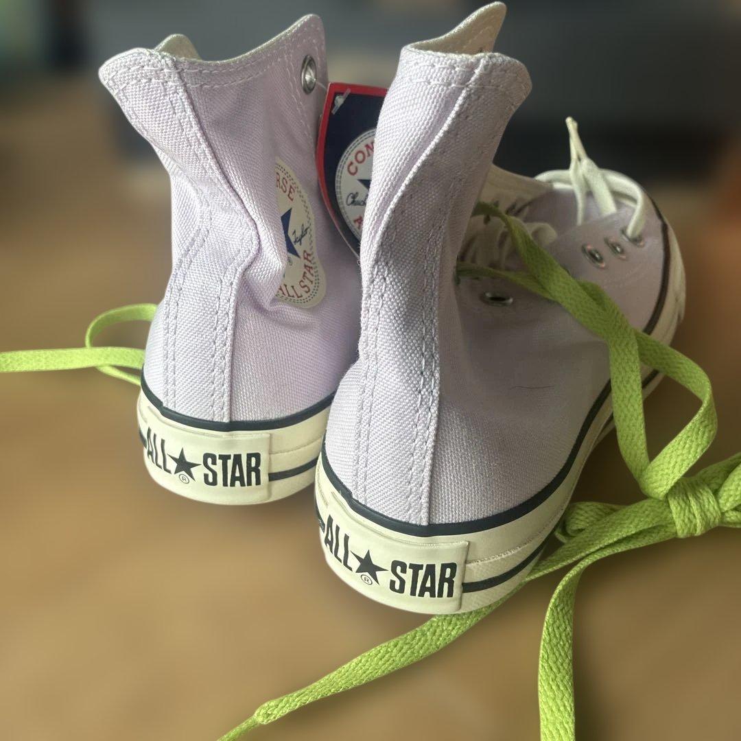 新品】コンバース ALL STAR ラベンダーハイカット24.5㎝ - メルカリ
