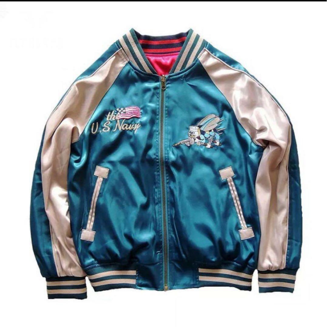 STRUGGLEFAMILY 刺繍 リバーシブル スカジャン - メルカリ