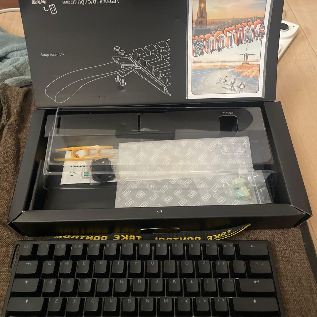 Wooting 60HE＋ ブラック キーボード 本体