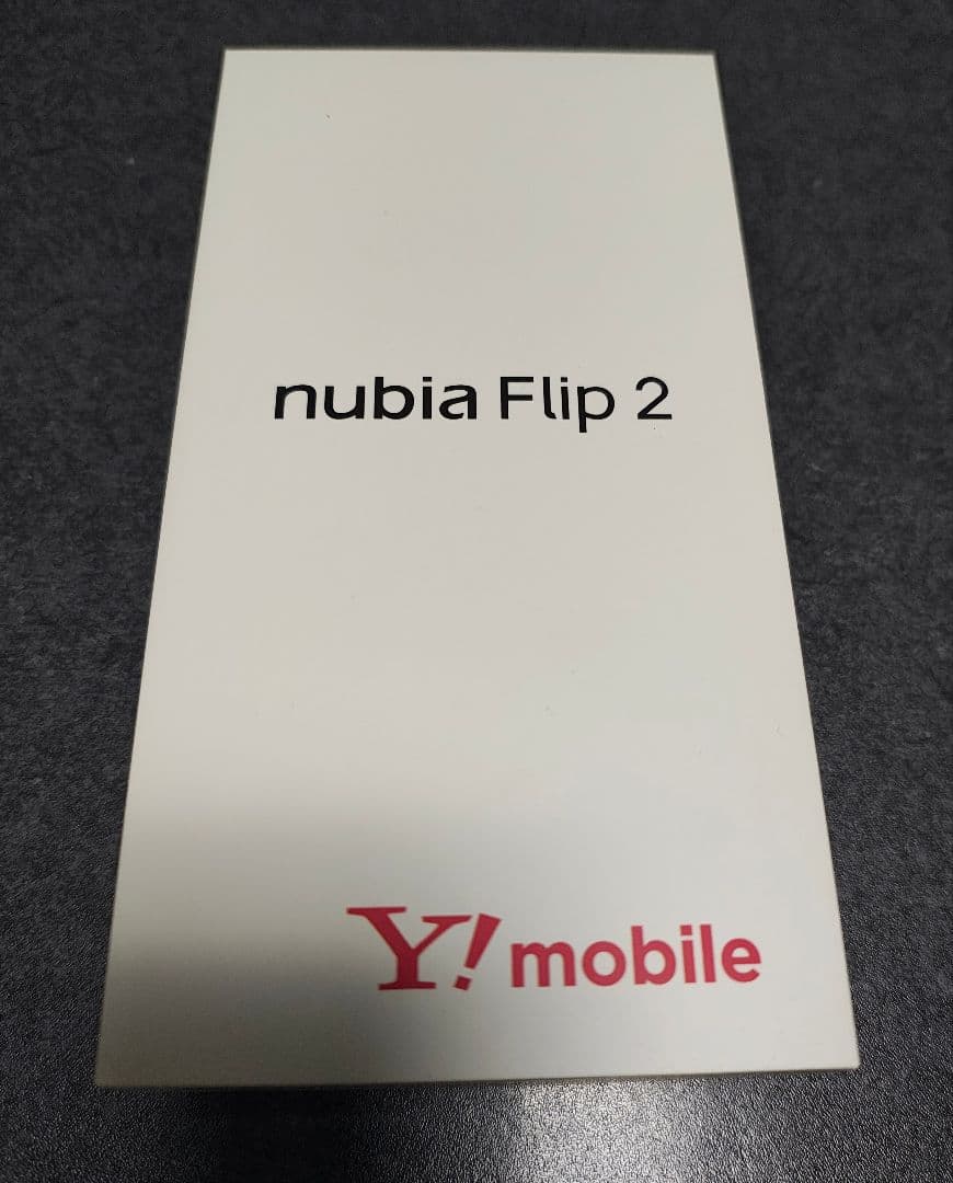 新品 SIMフリー nubia Flip2 A404ZT ブラック ZTE