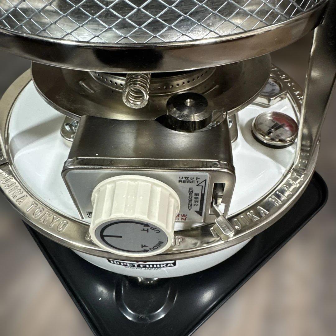 美品】フジカハイペット ホワイト 反射板付 ケース・五徳・説明書付