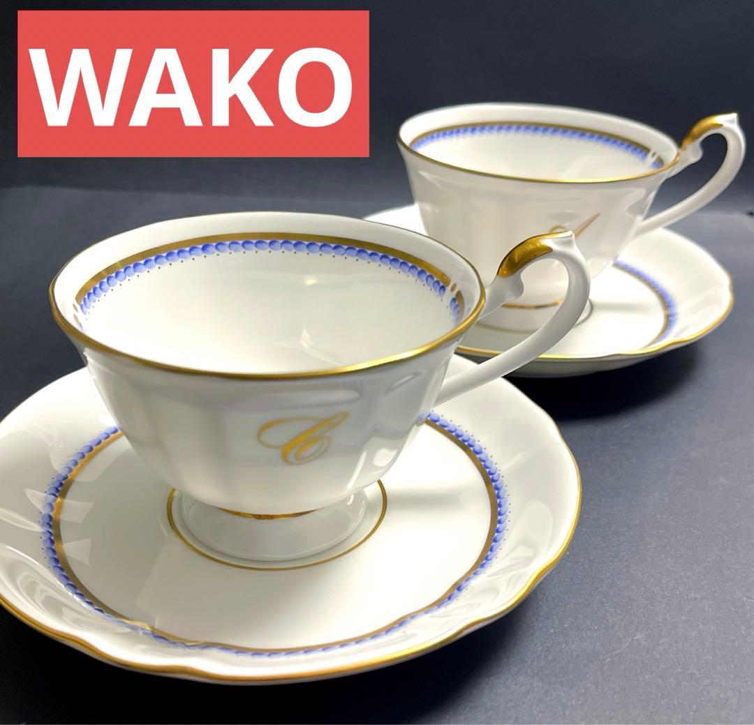 WAKO銀座和光のコーヒーカップ＆ソーサー2客セット - メルカリ