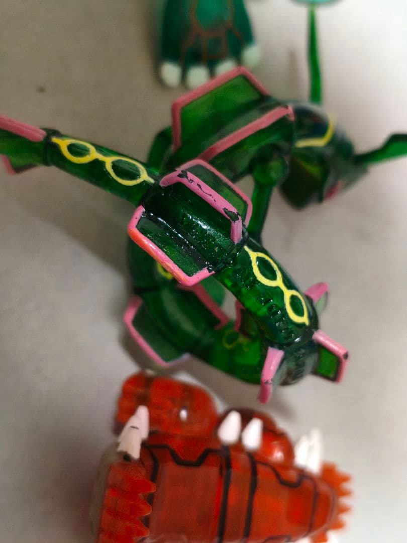 レックウザ グラードン カイオーガ クリア モンコレ 希少 フィギュア