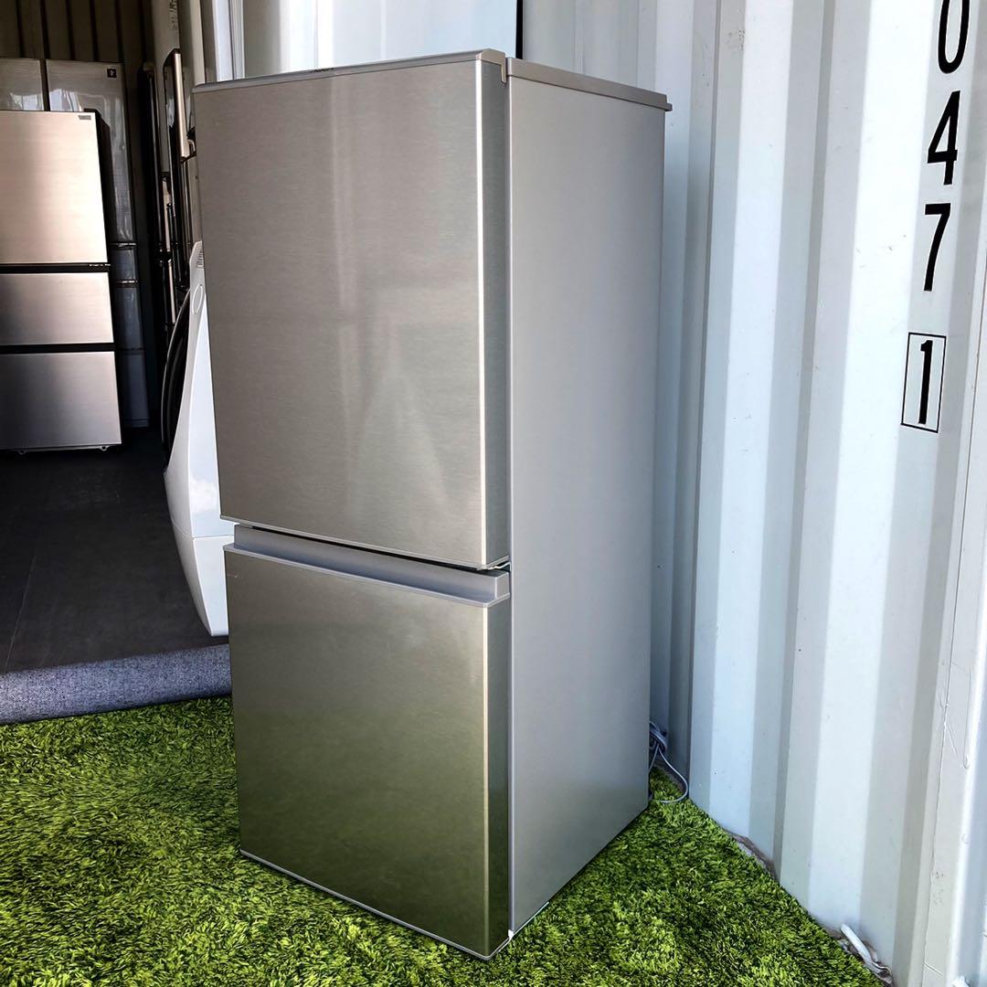 994取付無料！高性能アクアステンレスシルバーおしゃれデザイン冷蔵庫