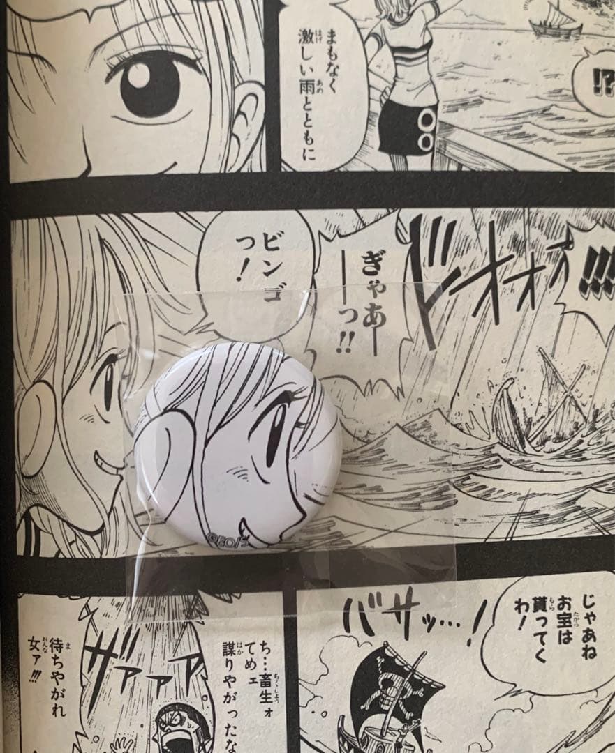 ワンピース ナミ 缶バッジ ガチャ オールフェイス allface - メルカリ