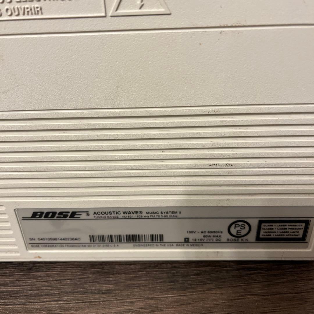 ラジオ・コンポ Bose Acoustic Wave music system II