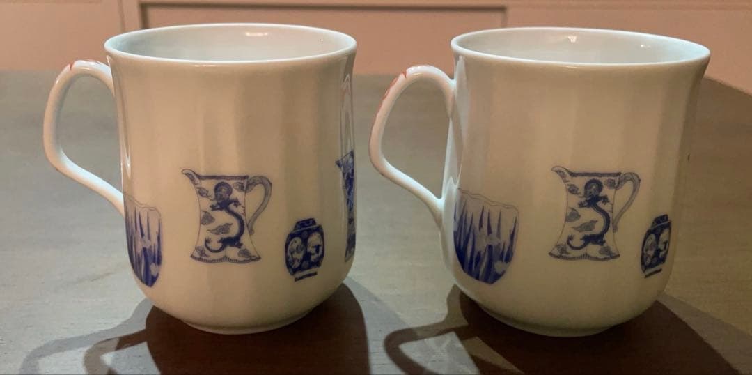 RITAO CHAN公式アカウント09】専用 深川製磁ブルーチャイナマグカップ