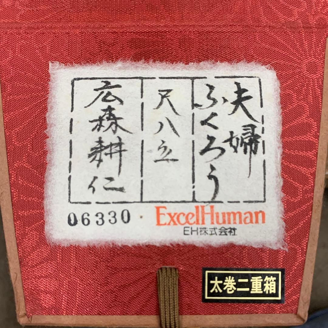 美品 掛け軸 広森耕仁作 夫婦梟図 共箱 太巻き付 美術年鑑掲載作家