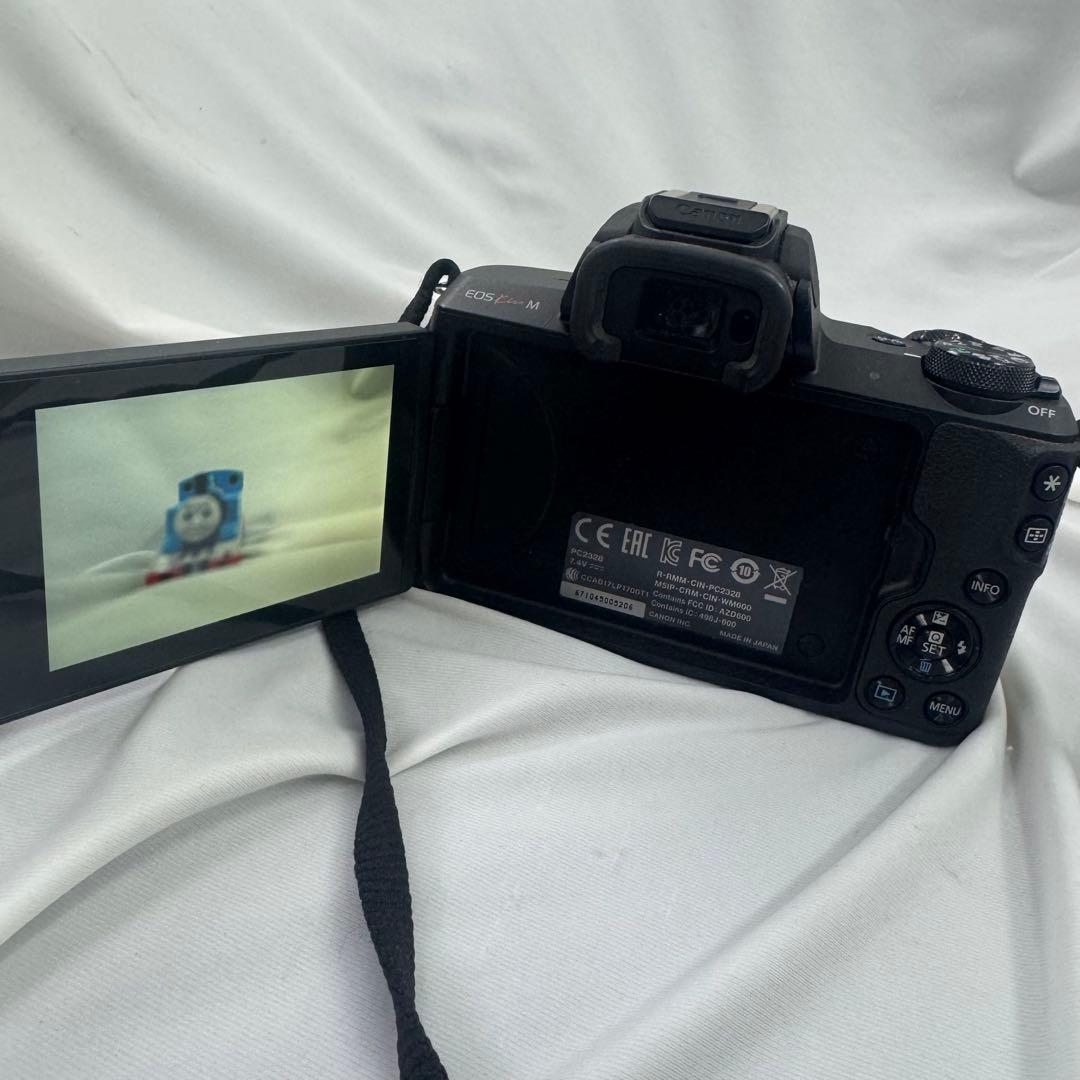 Canon EOS Kiss M 15-45mm EFM55-200mm レンズ