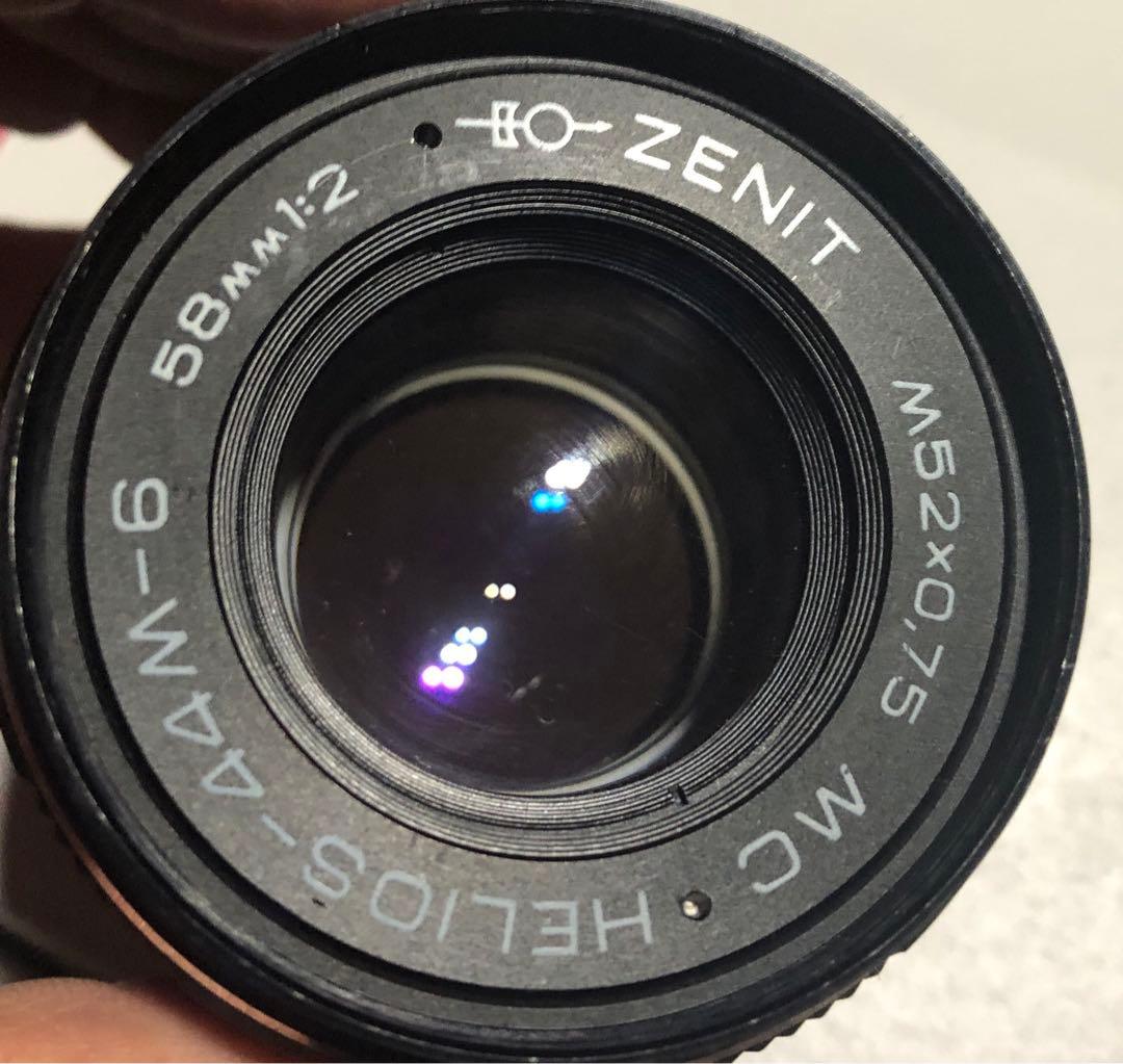 Zenit Helios-44M-6 58mm f/2 レンズ