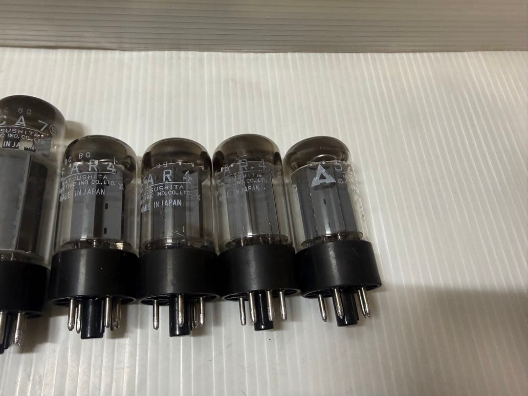 ナショナル真空管まとめて6CA7/5AR4/6BL8など合計20本ジャンク品