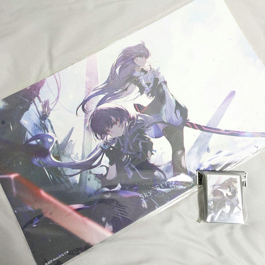 閃刀姫　プレイマット、スリーブ プレイマット＆ケースセット『閃刀姫デュエルフィールド&ケース