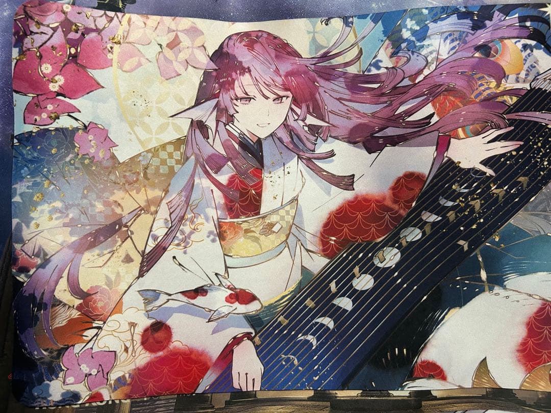 MTG 匈歌ハトリ　先生　プレイマット ☆最新作☆匈歌ハトリ先生☆三華宝柄プレイマット☆ | のTONARI