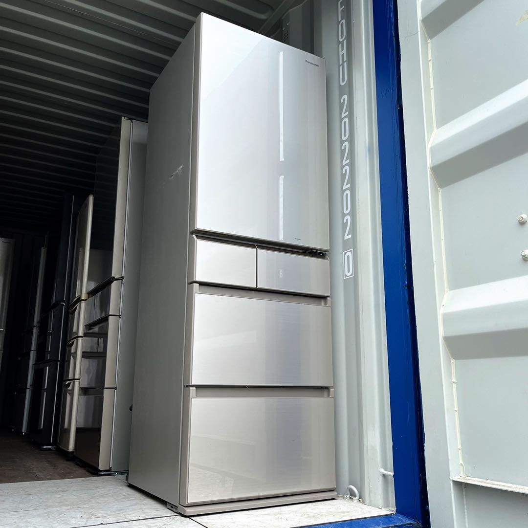 取付無料！パナソニック エコナビ搭載 おしゃれインテリア5ドア冷蔵庫！洗濯機