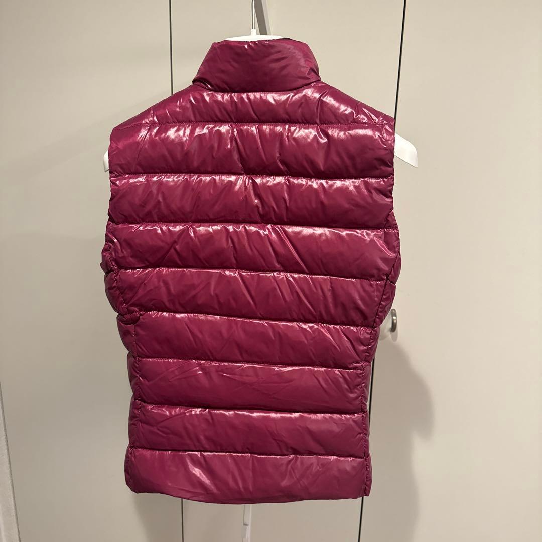 本物保証！超美品MONCLER ダウンベスト レディース ローズピンク