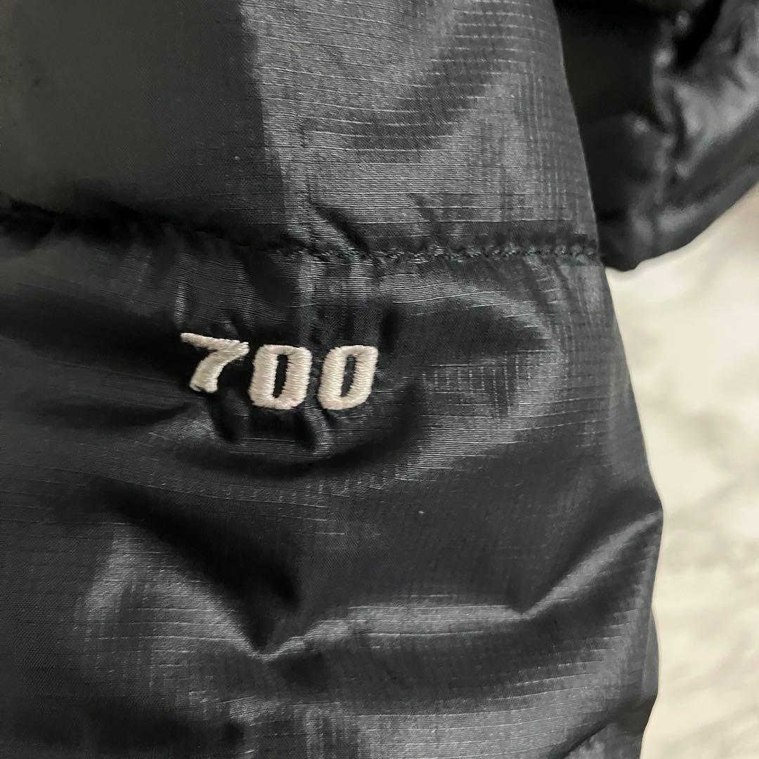 《希少》ザノースフェイス　ヌプシ　ダウンジャケット 刺繍ロゴ　ブラック　Ｓ