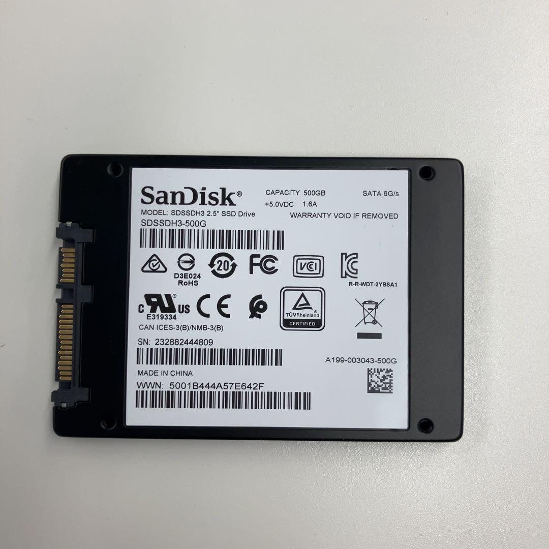 【2.5インチSATA】 SSD 500GBまとめセット