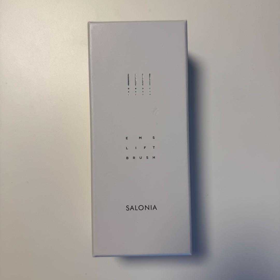 【未使用に近い美品】SALONIA EMSリフトブラシ シルバー