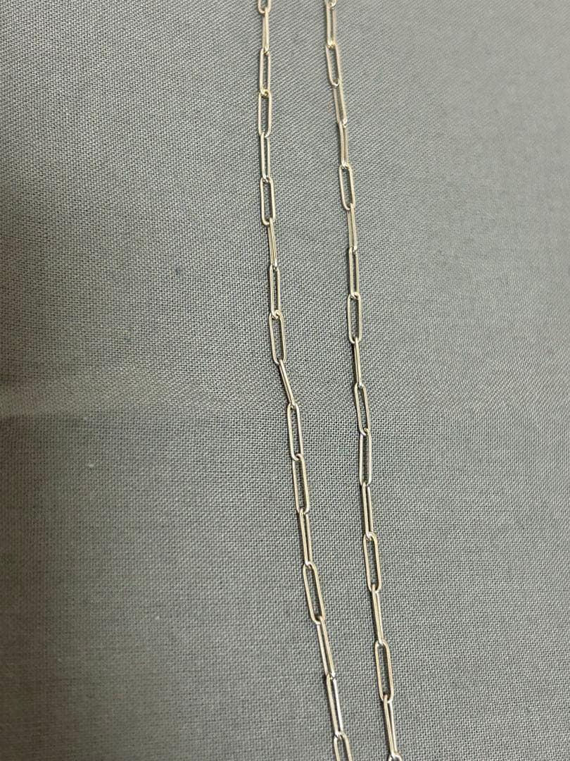 Hirotaka ラダーチェーンネックレス プラチナ 永瀬廉色違い着用