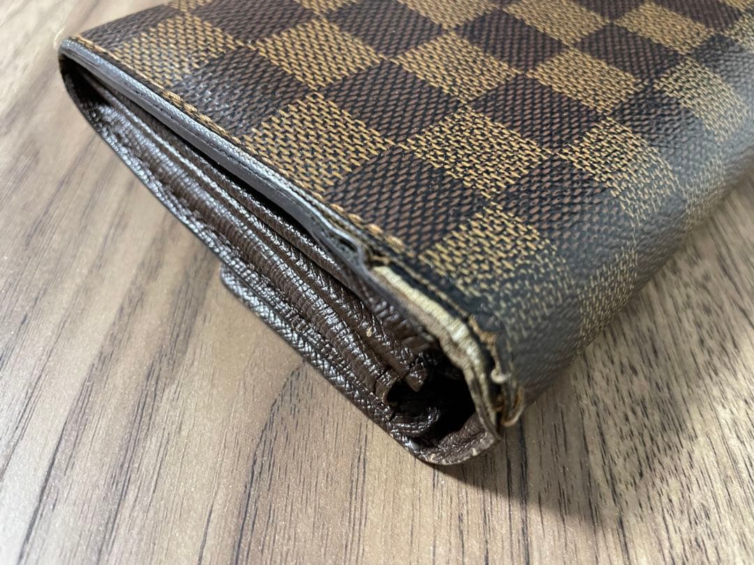 ルイヴィトン ダミエ 財布 レディース ブラウン LOUIS VUITTONの通販は