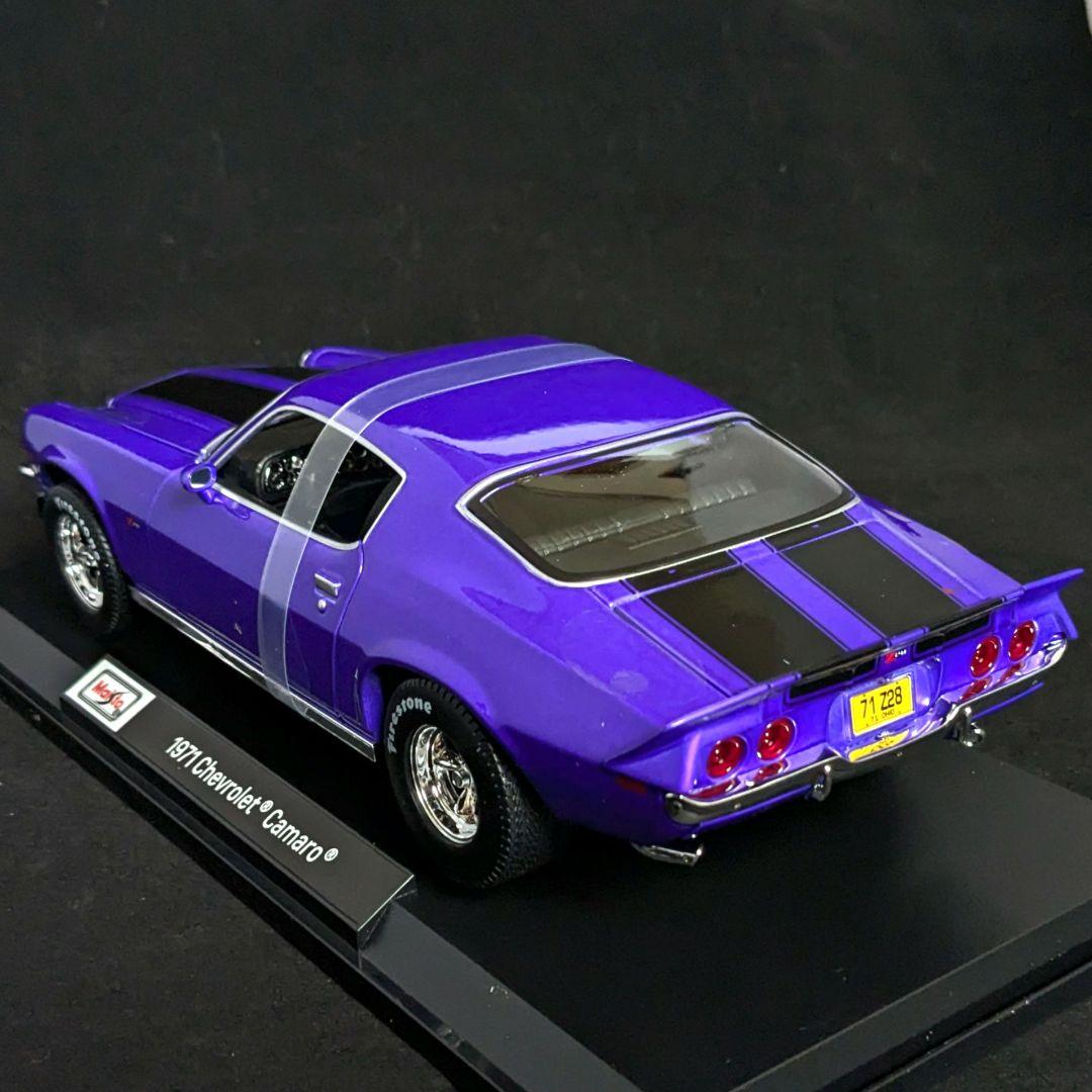 新品 Maisto 1971 Chevrolet Camaro 1:18 紫 - メルカリ